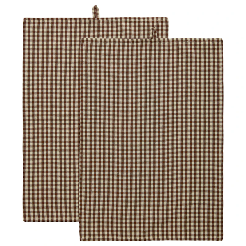 Oliva Keittiöpyyhe 50x70 cm 2 kpl:n pakkaus, Ruskea