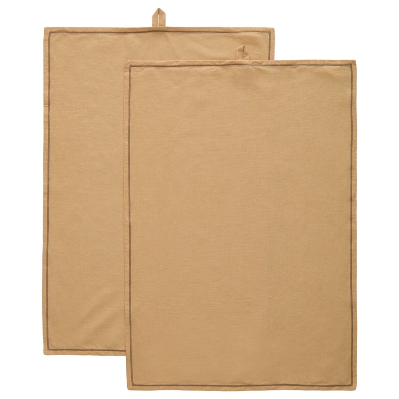 Sienna Keittiöpyyhe 50x70 cm 2 kpl:n pakkaus, Beige