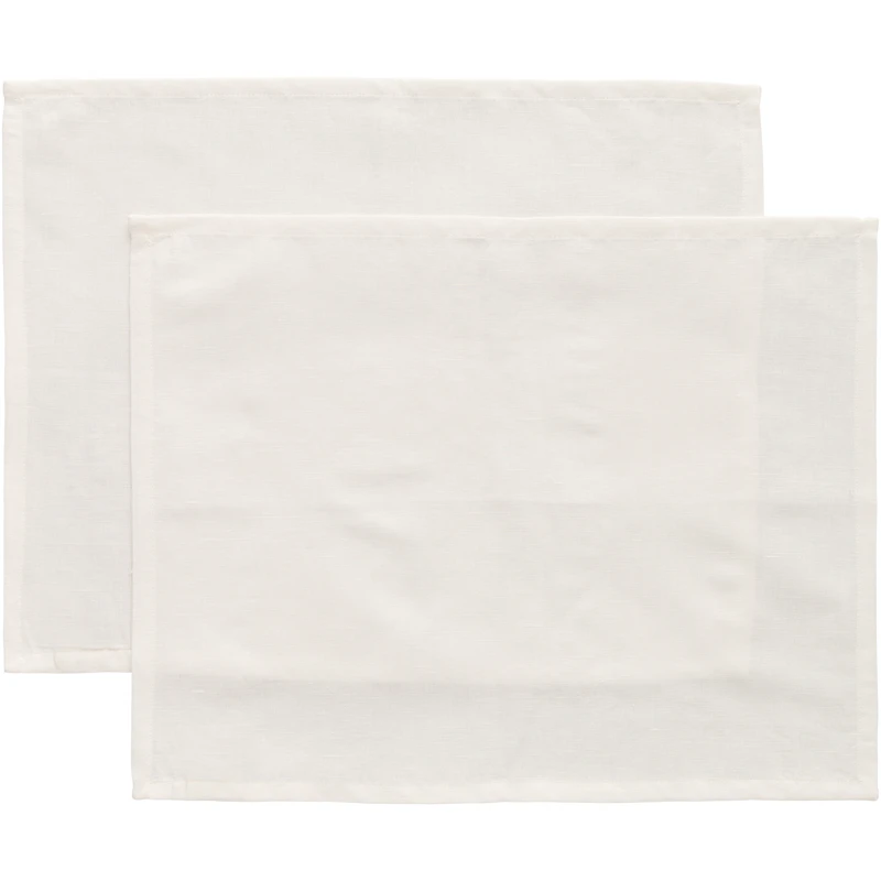Sienna Tabletti 35x45 cm 2 kpl:n pakkaus, Valkoinen
