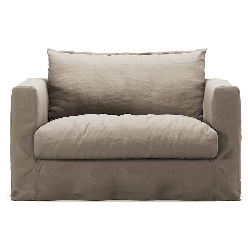 Verhoilu Le Grand Air Nou Love Seat-sohvalle Pellava, Savage Linen