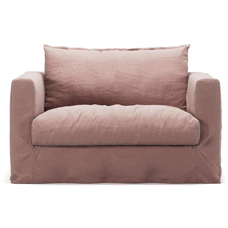 Verhoilu Le Grand Air Nou Love Seat-sohvalle Pellava, Tender Blush