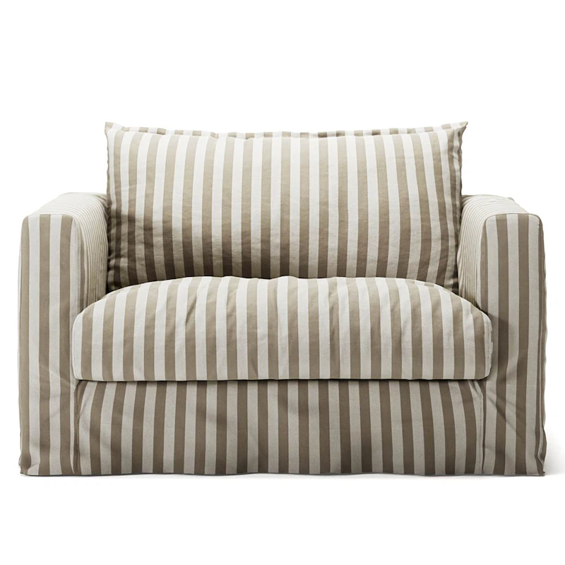 Verhoilu Le Grand Air Nou Love Seat-sohvalle Pellava, Gentle Ribbon
