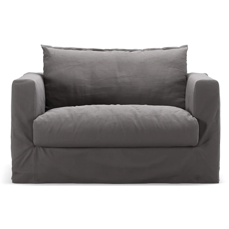 Verhoilu Le Grand Air Nou Love Seat-sohvalle Puuvilla, Harmaa