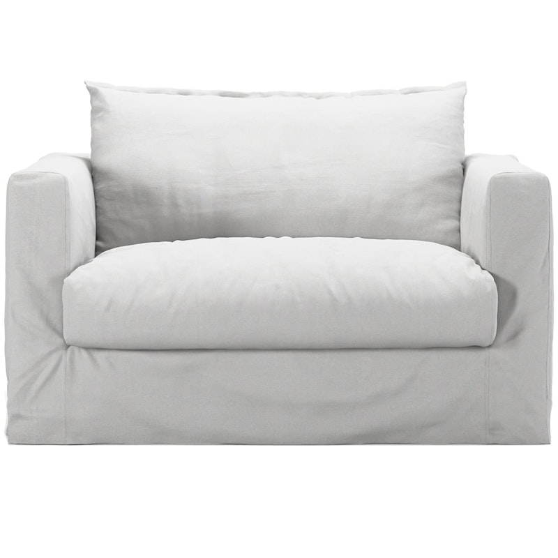 Verhoilu Le Grand Air Nou Love Seat-sohvalle Puuvilla, Valkoinen