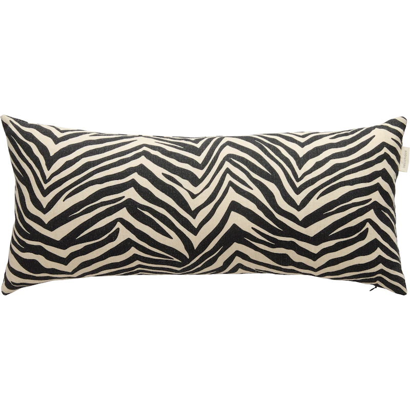 Zebra Tyyny 30x70 cm, Musta / Valkoinen