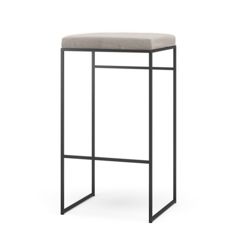Baarijakkara Outdoor Ilman Selkänojaa 76 cm, Ruskeanharmaa