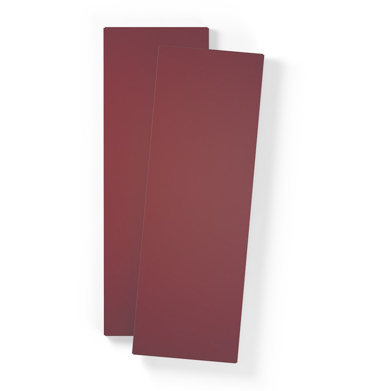 Hylly Store Kaapille 2 Ovella 2 kpl:n pakkaus, Bordeaux