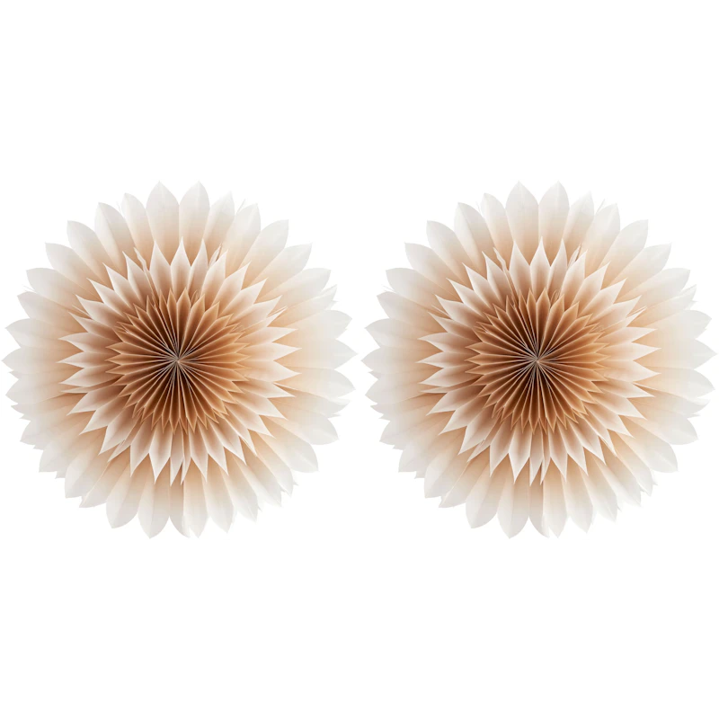 Lily Paperitähti 50 cm Golden Beige 2 kpl:n pakkaus