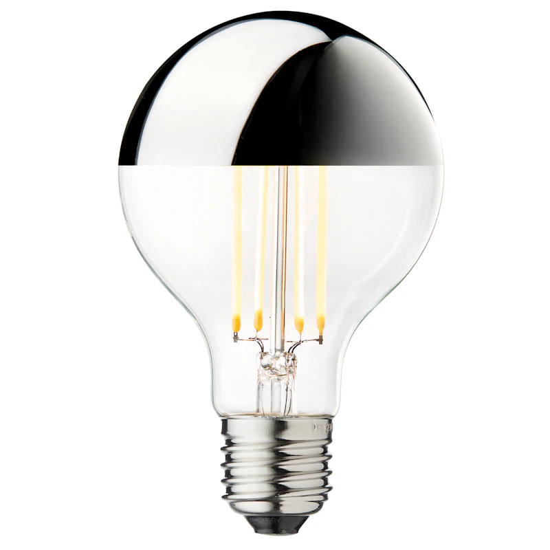 Globe Led-Valonlähde 5W Ø8 cm, Hopeinen