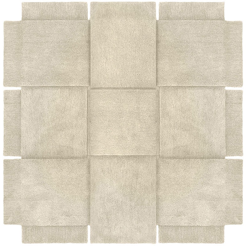 Basket Matto Beige, 180x180 cm
