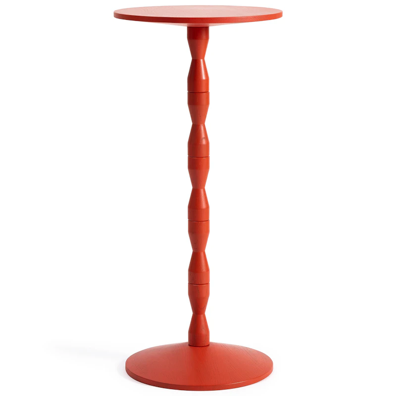 Pedestal Sivupöytä Tammi, Punainen