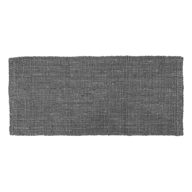 Jute Matto 80x180 cm, Lead Grey