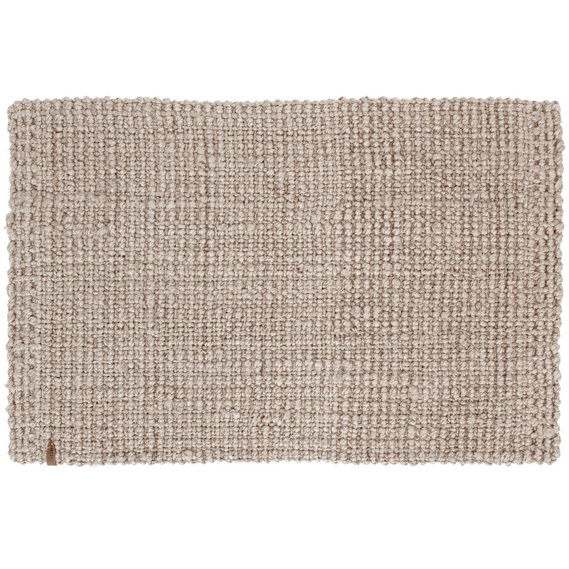 Jute Ovimatto 60x90 cm, Harmaa / Beige