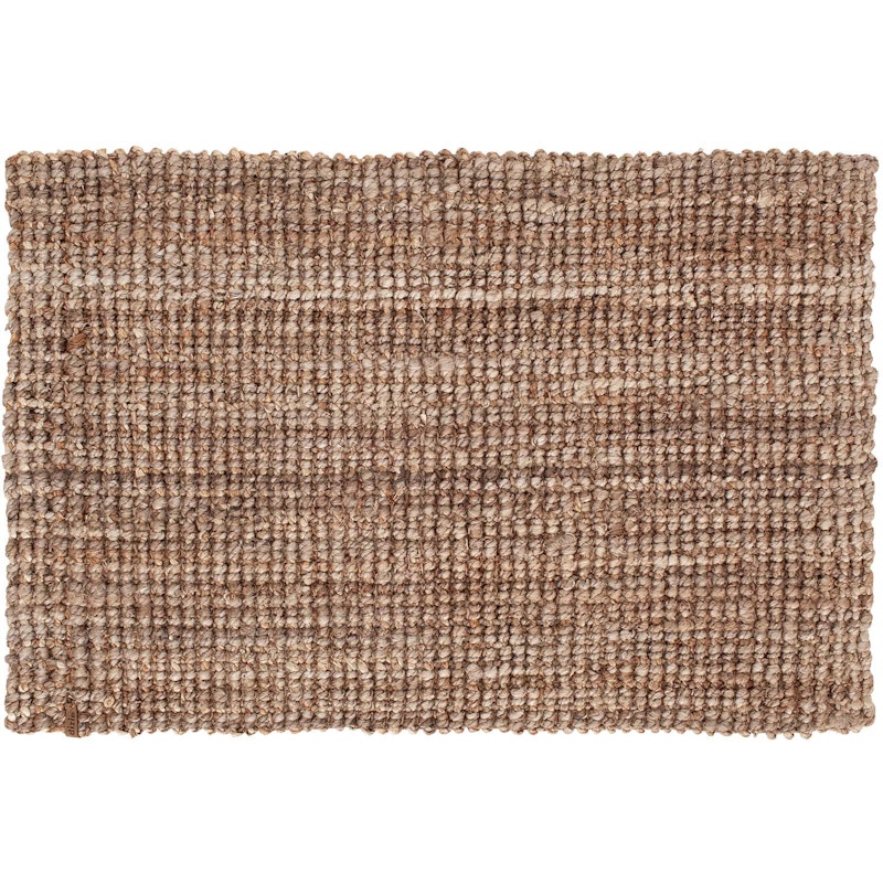 Jute Ovimatto 60x90 cm, Natural Grey