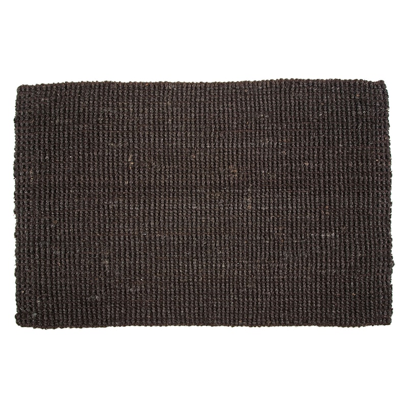 Jute Ovimatto 60x90 cm, Musta