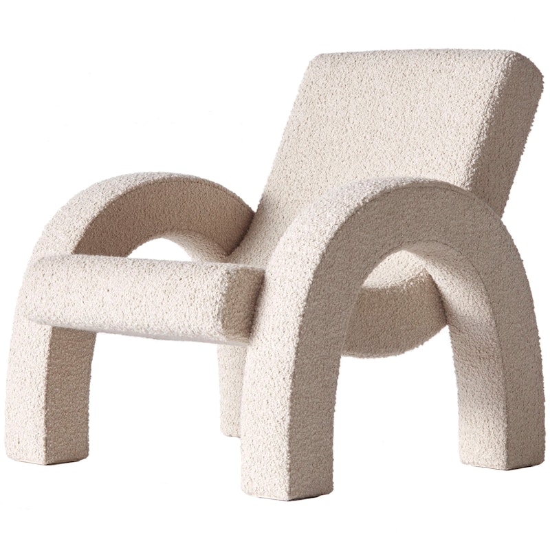 Arco Lounge-Tuoli Pieni, Silmukkanukkakangas Beige