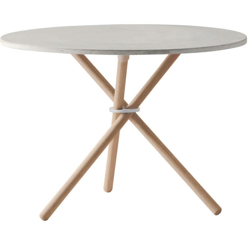 Daphne Sohvapöytä 65 cm, Vaalea Betoni / Vaalea Tammi