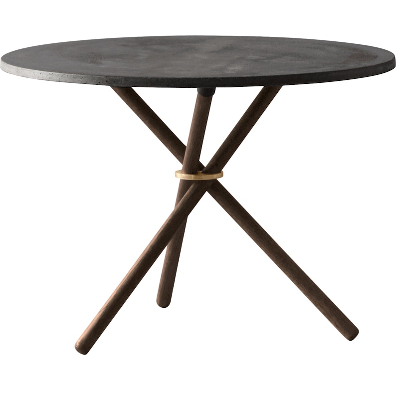 Daphne Sohvapöytä 65 cm, Tumma Betoni / Tumma Tammi