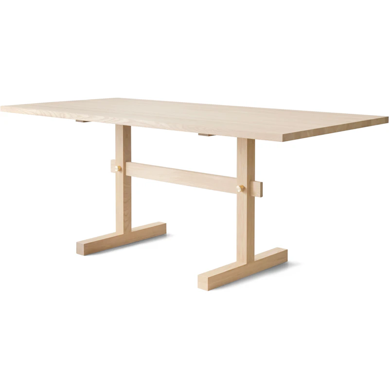 Gaspard 180 Ruokapöytä, Vaalea Tammi