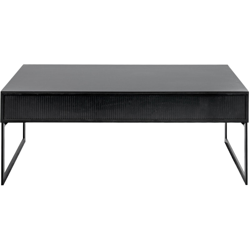 Line Sohvapöytä 70x130 cm, Musta / Musta