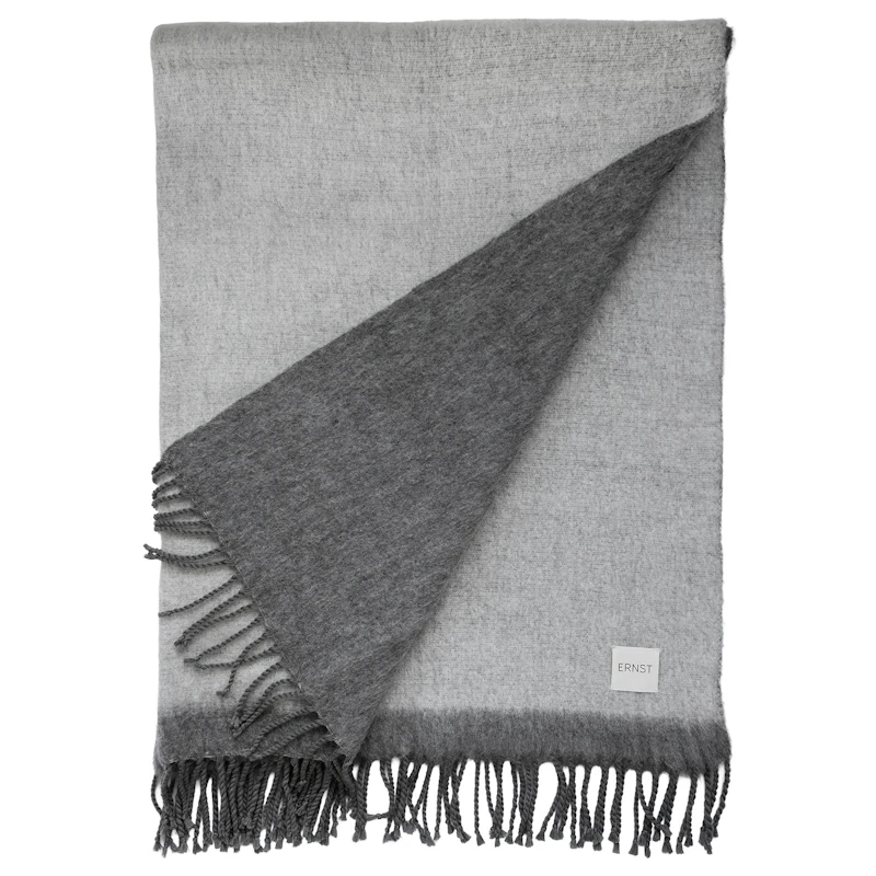 Huopa 130X170 cm, Harmaa/Tummanharmaa