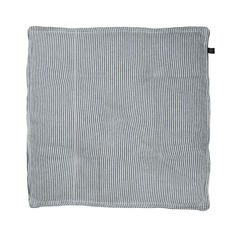 Istuintyyny 45x45 cm, Valkoinen / Sininen