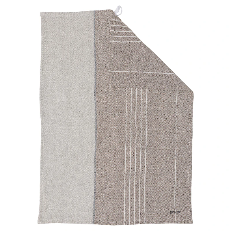 Keittiöpyyhe 50x70 cm, Caramel/Luonnonvärinen