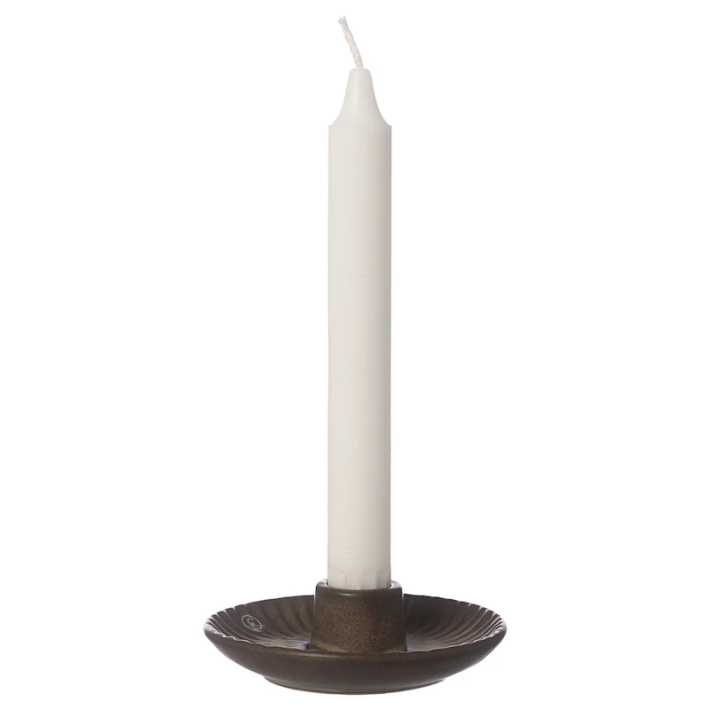 Kynttilänjalka Ø10,5 cm, Ruskea