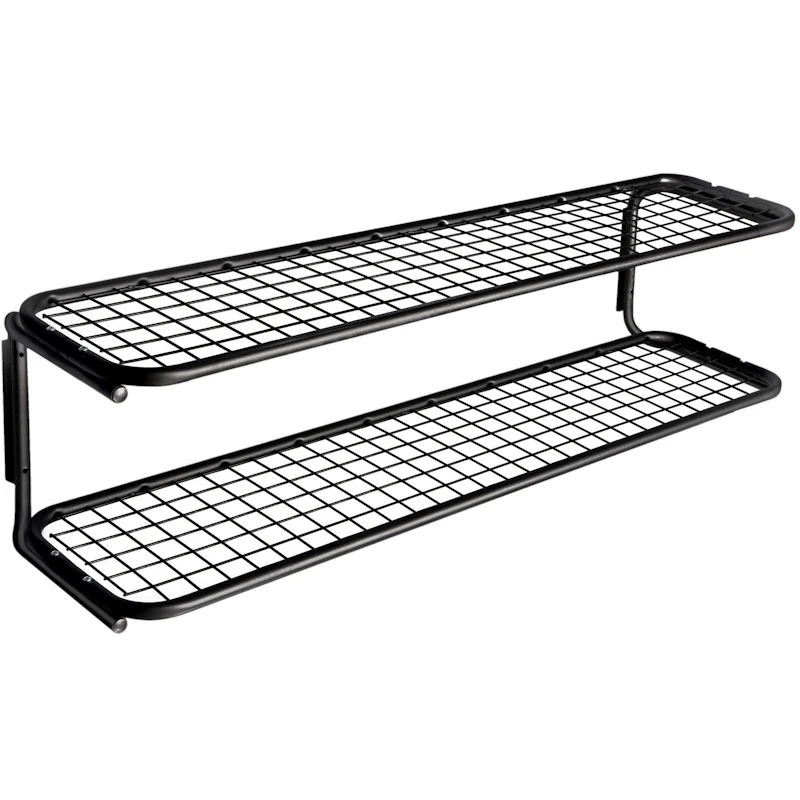 Classic 651S Kenkähylly Kaksinkertainen Musta / Musta, 120 cm