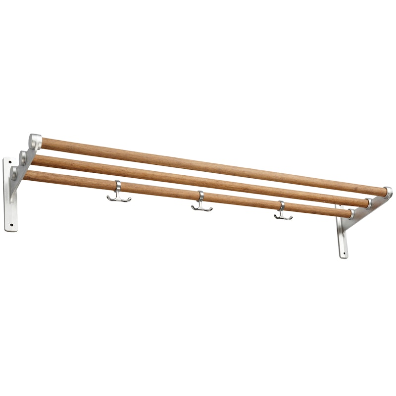 Nostalgi Hattuteline 100 cm, Alumiini / Bambu