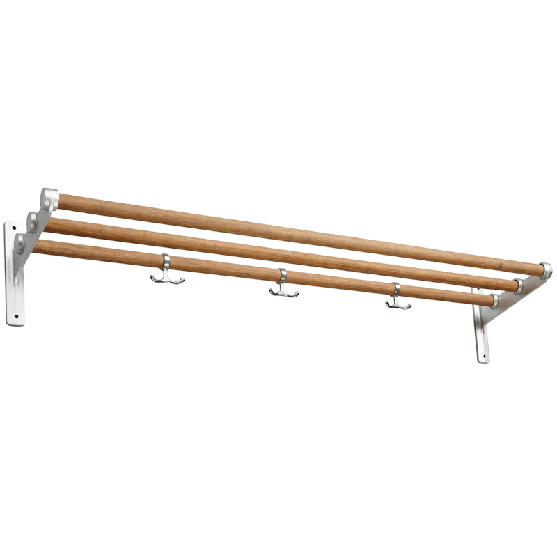 Nostalgi Hattuteline 100 cm, Alumiini / Bambu
