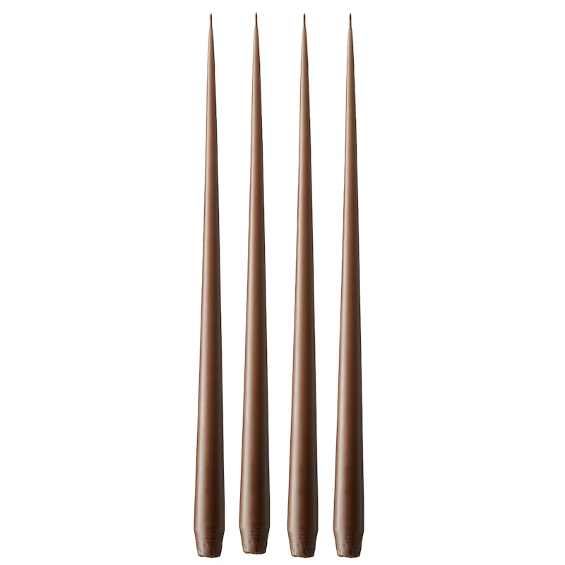 Antiikkikynttilät Matta 42 cm 4 kpl:n pakkaus, Hazelnut