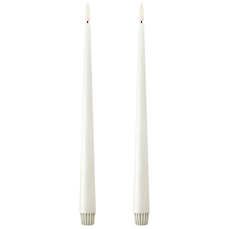 Led-Kynttilät 2 kpl:n pakkaus 30 cm, Silky