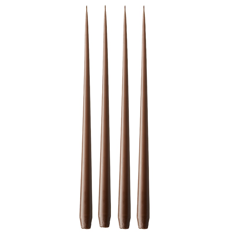 Antiikkikynttilät Matta 42 cm 4 kpl:n pakkaus, Hazelnut