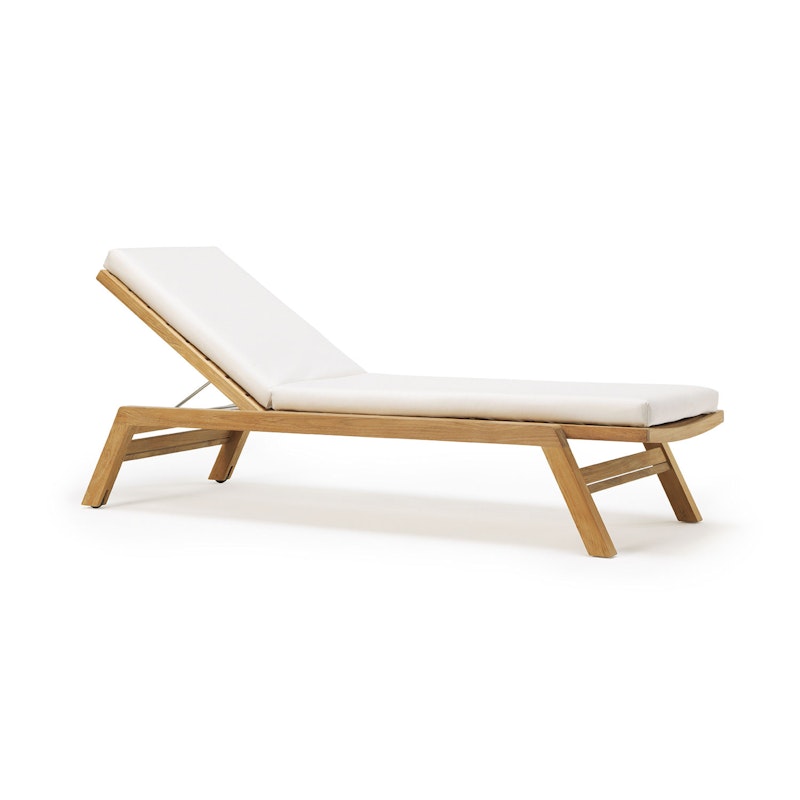 Costes Sunlounger Tyyny, Natural white