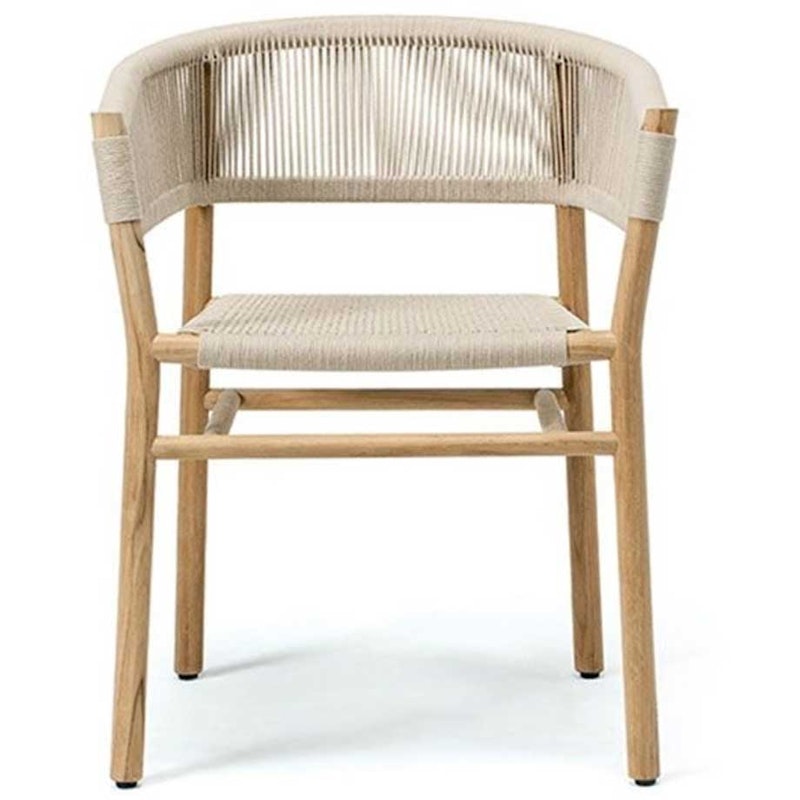 Kilt Dining Lepotuoli, Tiikki / Sand