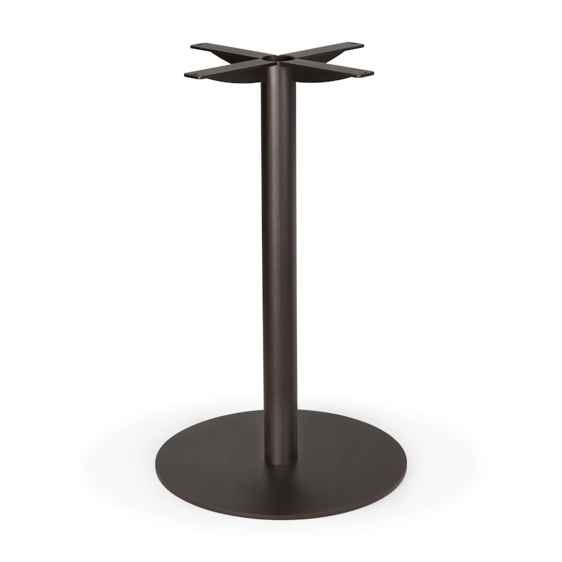 Blend dining table base - metal - Dark Bronze