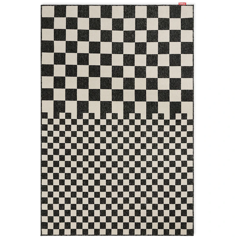 Carpretty Petit Square Affair Matto, Creme / Antrasiitti