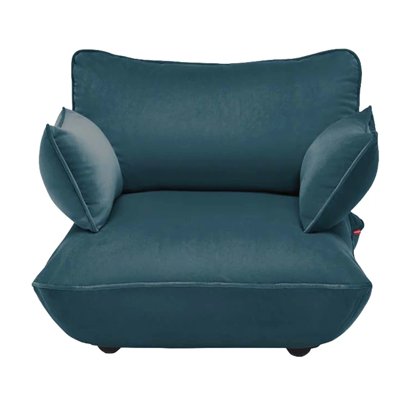 Sumo Armchair Velvet, Petrol