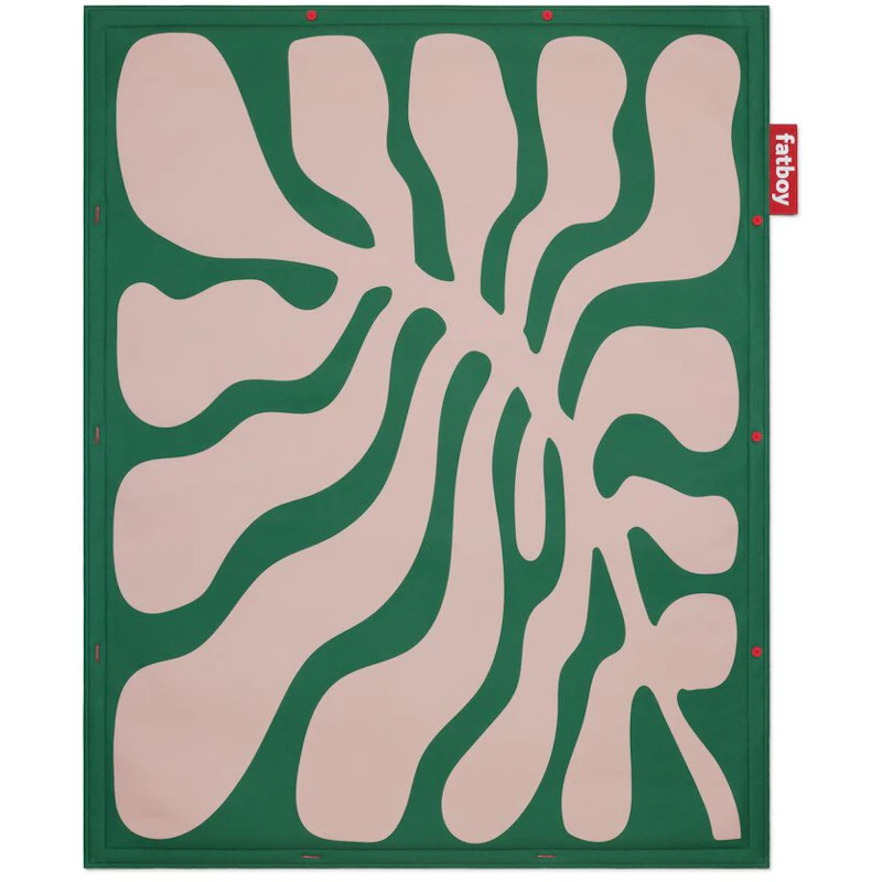 Flying Carpet Botanic Matto, Vihreä / Oranssi