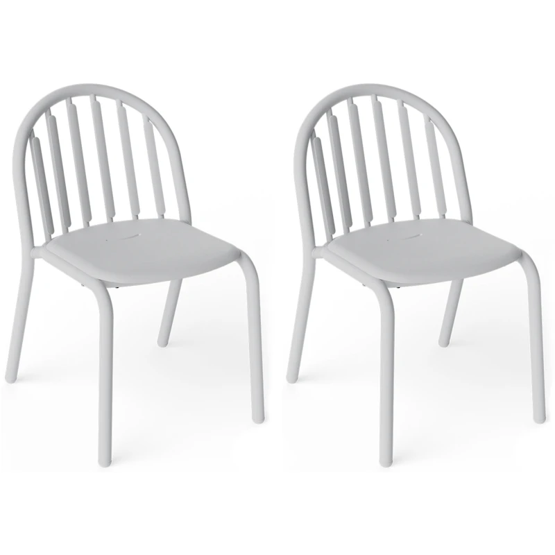 Fred's Chair 2-pack, Light Grey
