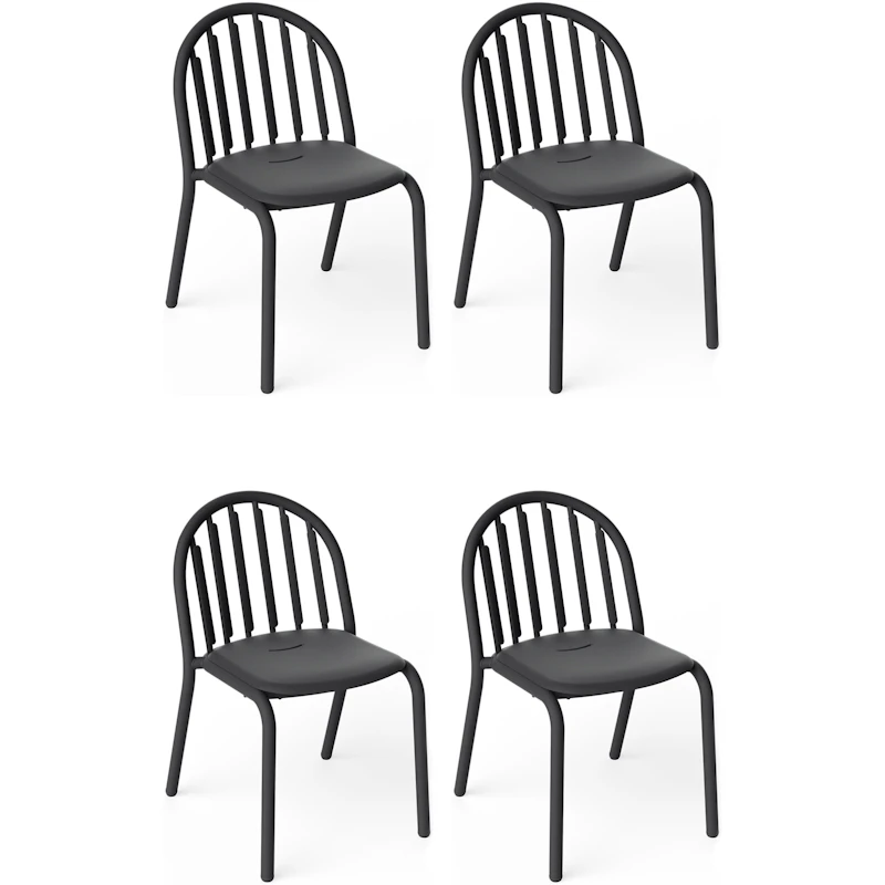 Fred's Chair 4-pack, Anthracite