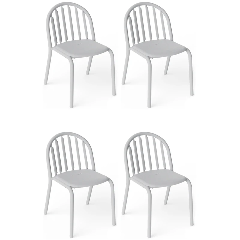 Fred's Chair 4-pack, Light Grey