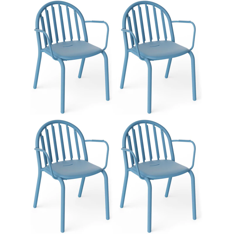 Fred's Lepotuoli 4 kpl:n pakkaus, Wave Blue