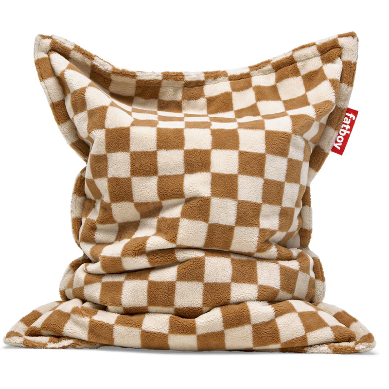 Original Slim Teddy Chess Bean Bag, Almond Creme