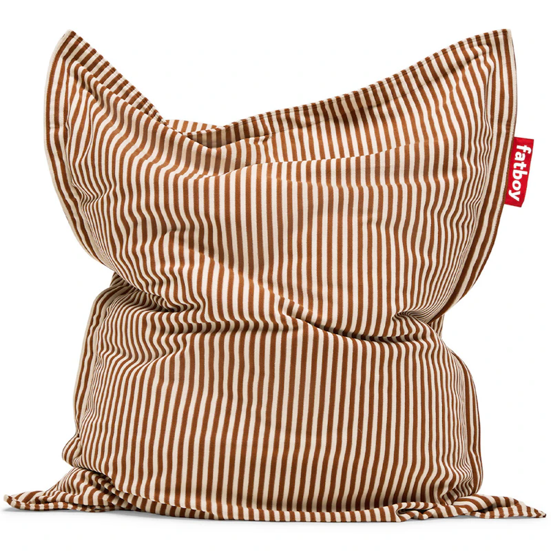 Original slim Terry Bean Bag, Cognac Creme