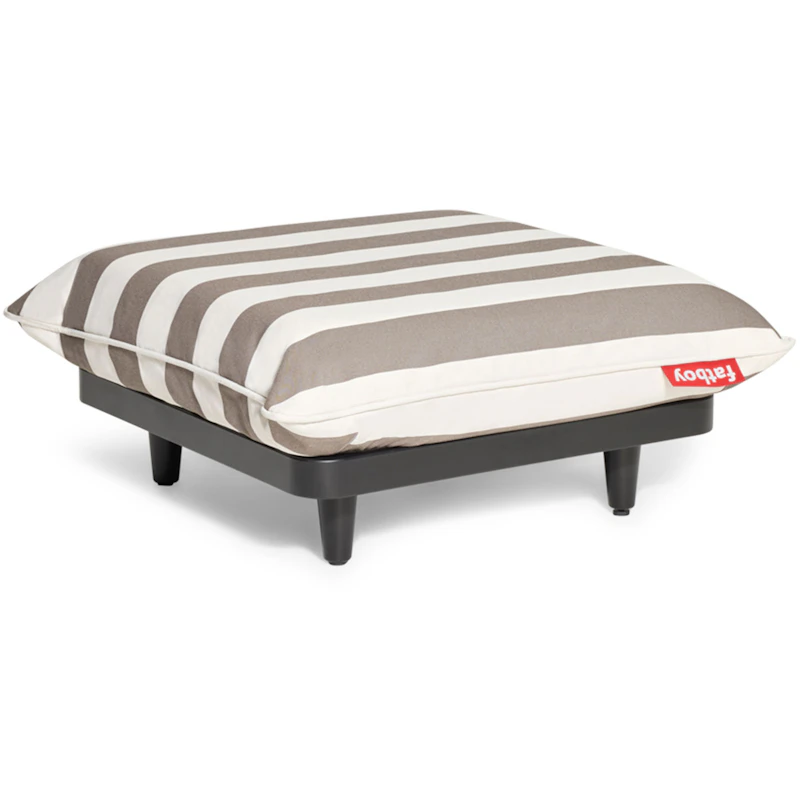 Paletti Hocker Seat Without Backrest, Stripe Cacao