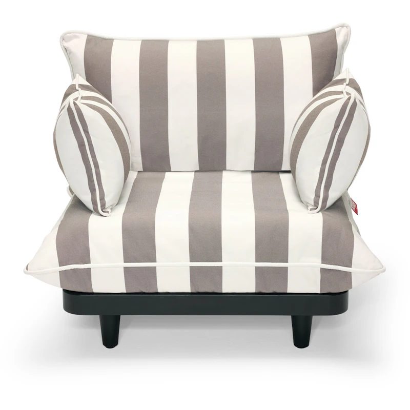 Paletti Lounge Chair, Stripe Cacao