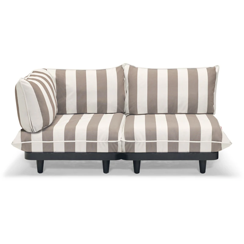 Paletti Modular Sofa 2-Seater, Stripe Cacao (Left)