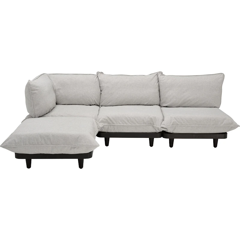 Paletti Modular Sofa 3-Seater With Chaise Longue, Mist